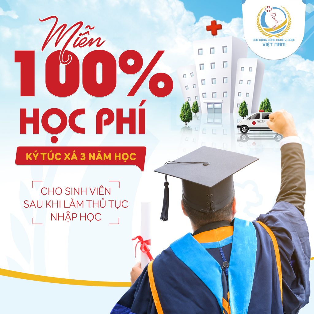 Miễn 100% ký túc xá cho sinh viên nhập học sớm.