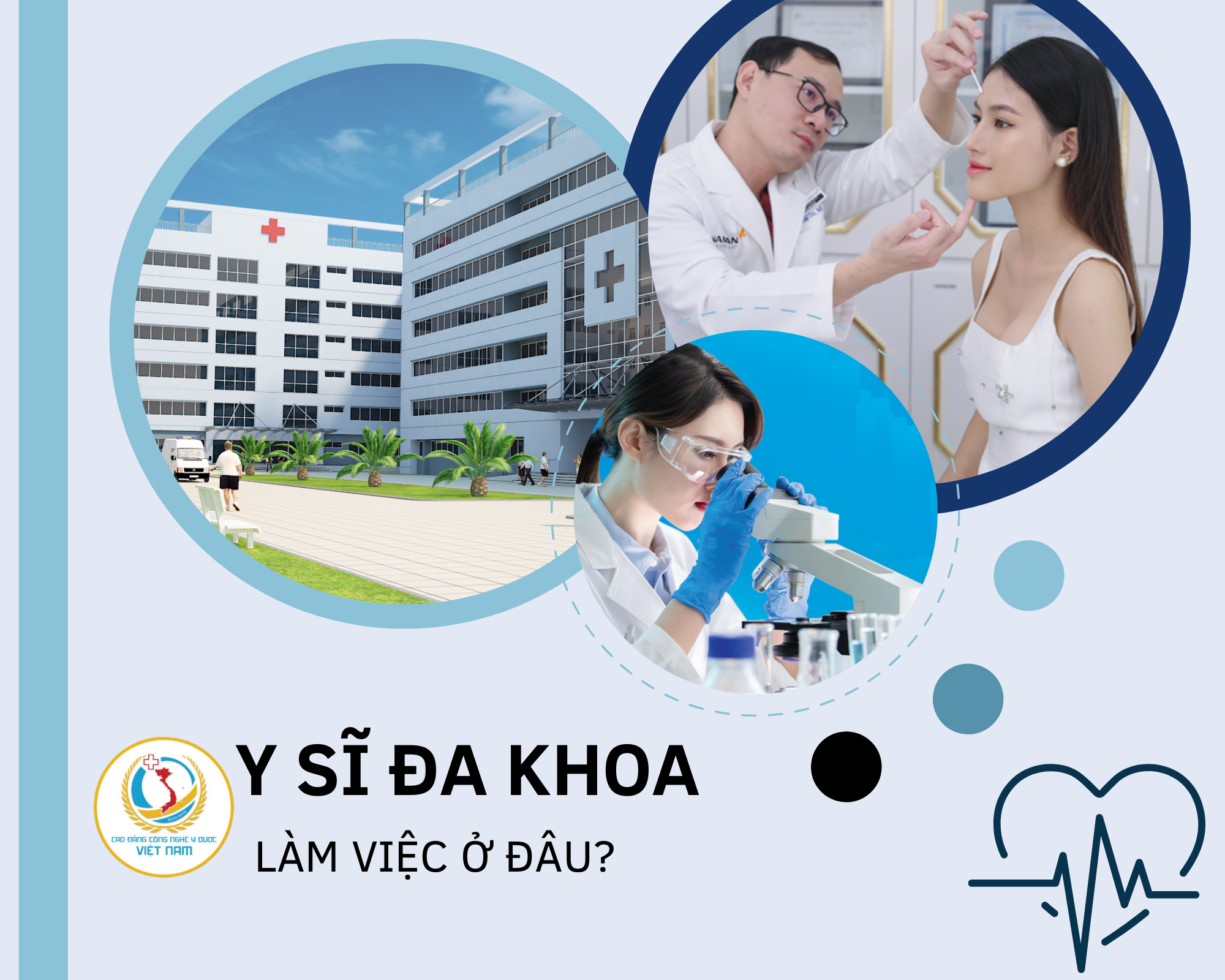 Cơ hội việc làm khi học cao đẳng ngành đa khoa tại cao đẳng công nghệ y dược.